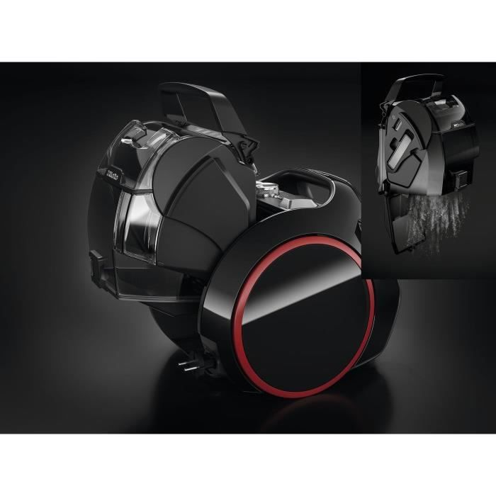 MIELE Boost CX1 Aspirateur traîneau sans sac - Technologie Vortex -78dB- Moteur PowerLine 890W - 4 positions - Noir liseré rouge – Image 9
