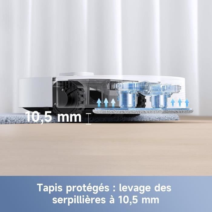 MOVA E30 Ultra - Robot Aspirateur Laveur avec Vidage Automatique - Nettoyage Automatique des Serpillières - Technologie RoboSwing – Image 8
