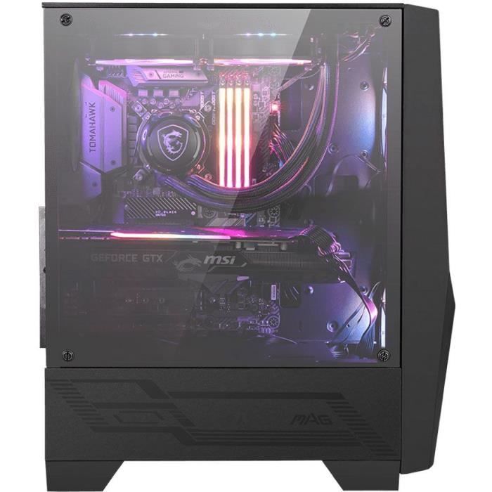 MSI BOITIER PC MAG FORGE 100R - Noir - Verre trempé - Format ATX (306-7G03R21-809) – Image 4