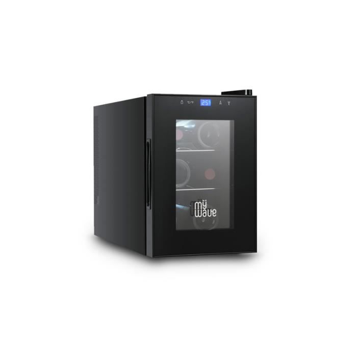 Cave à vin MyWave TY-K601 - Autonome - 6 bouteilles - Noir – Image 4