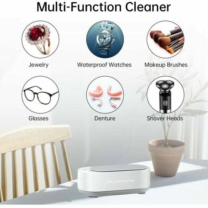 Nettoyeur à Ultrasons,Appareil de nettoyage par ultrasons Appareil de nettoyage, Bac Ultrasons Professionnel Appareil de QIEDOVIEY – Image 4