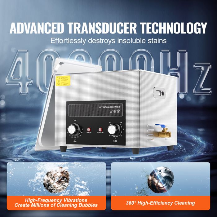 Nettoyeur à Ultrasons-Duoku-15L 360 W-Machine de Cavitation Sonique Numérique-avec Chauffage et Minuterie – Image 3