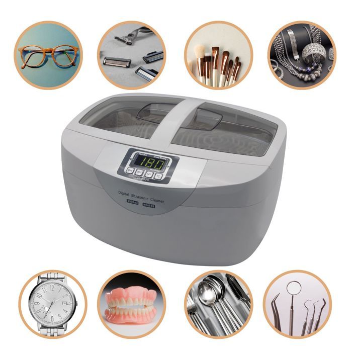 Nettoyeur à ultrasons - Perel - 2,5L - Grande capacité - Minuteur - 170W – Image 2