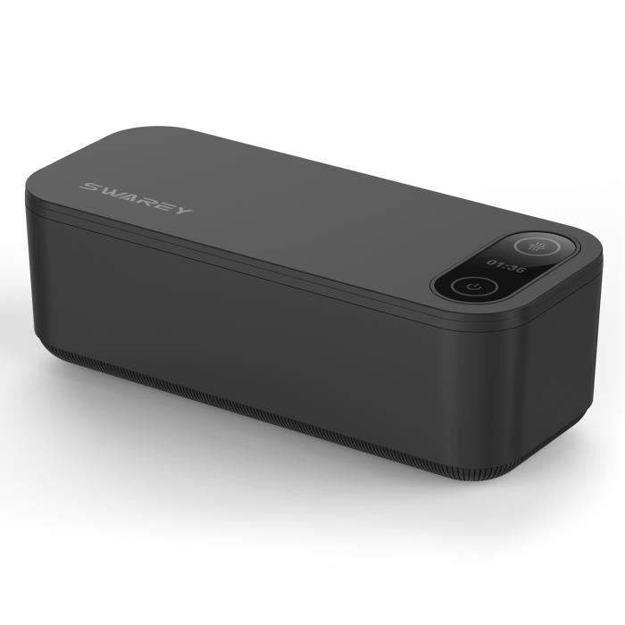 Nettoyeur à Ultrasons SWAREY 680ml pour Bijoux, Lunettes, Montres et Plus - Noir
