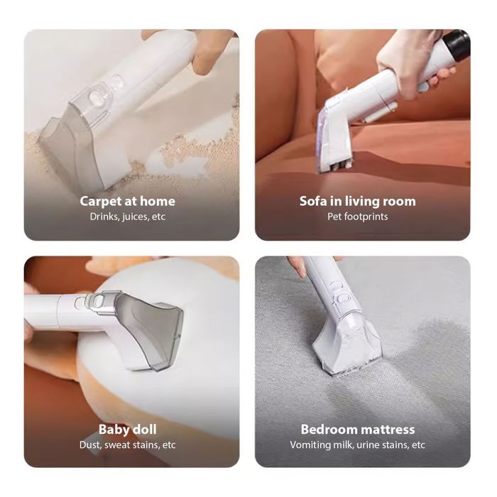Nettoyeur de canapé, 9 kPa, 400 W, cordon d'alimentation de 3 m + tuyau de 1,3 m, convient aux tapis et aux canapés – Image 3