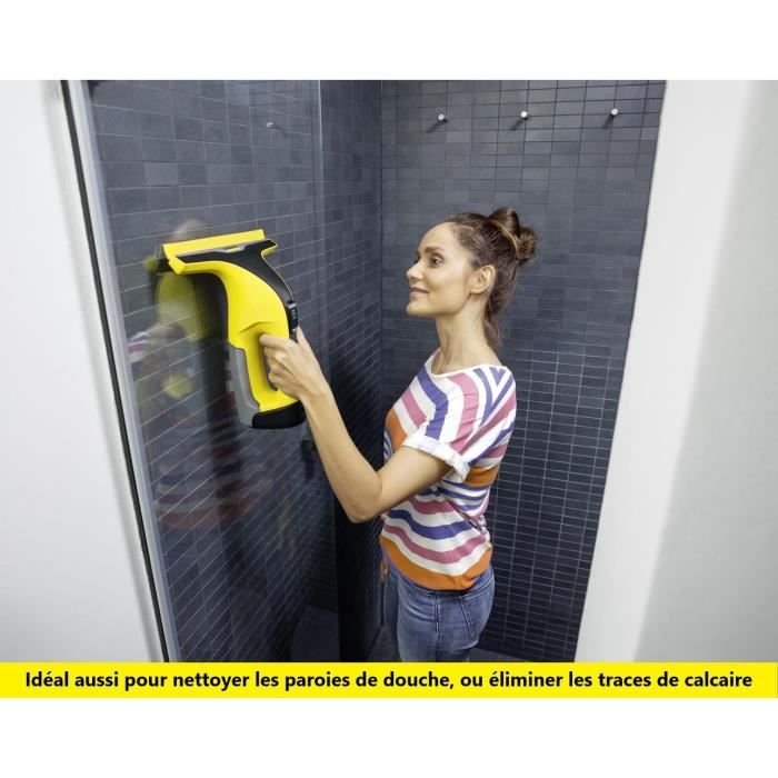 Nettoyeur de vitre sans fil KARCHER WV 6 Plus - Batterie Lithium Ion - Autonomie 100 min - Jaune – Image 3