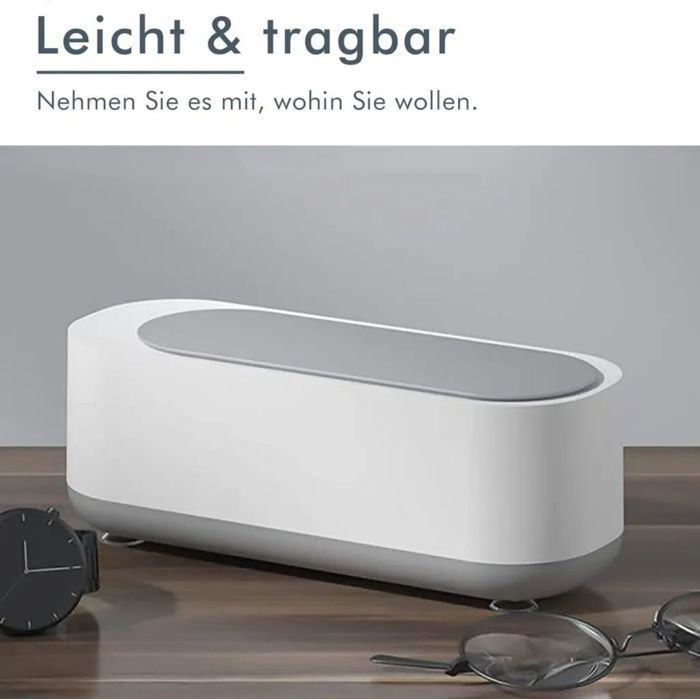 Nettoyeur, nettoyeur ultrasonique à haute fréquence,à 360° tridimensionnelle de Nettoyage à sec,pour les Lunettes, Bijoux QIEDOVIEY