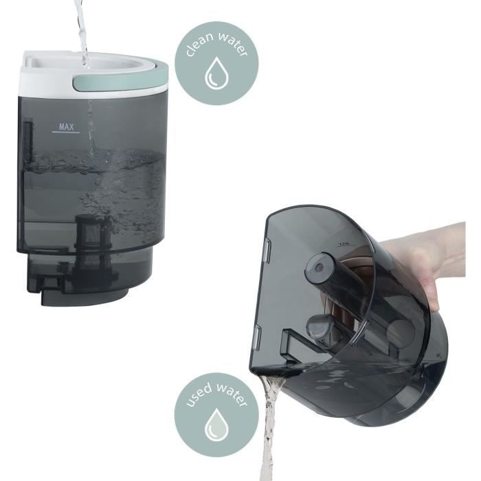 Nettoyeur textile eau chaude - HKOENIG TWT88 - 1600 ml - 250 ml/min - 1200 W - Blanc – Image 6