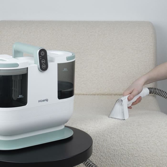Nettoyeur textile eau chaude - HKOENIG TWT88 - 1600 ml - 250 ml/min - 1200 W - Blanc – Image 9