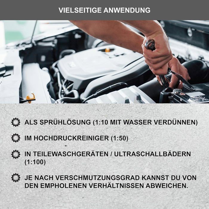 Nettoyeur à ultrasons - ALBERT DE MONTAUBERT - 2,5 litres - Concentré - Nettoyage pièces mécaniques - Écologique – Image 3