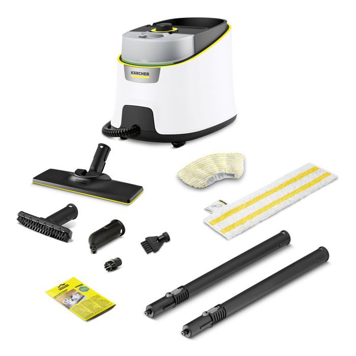 Nettoyeur vapeur Karcher SC 4 Deluxe - Pression 3.5 bar- Débit vapeur 40 g/min- Réservoir amovible- Kit sols