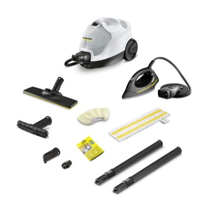 Nettoyeur vapeur avec fer à repasser Karcher SC 4 EasyFix Iron - Pression 3.5 bar- Débit vapeur 40 g/min- Fer à repasser inclus
