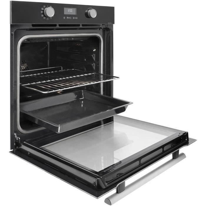 Pack encastrable BRANDT Four pyrolyse BXP5559B + Micro onde BMG2112B – Image 3