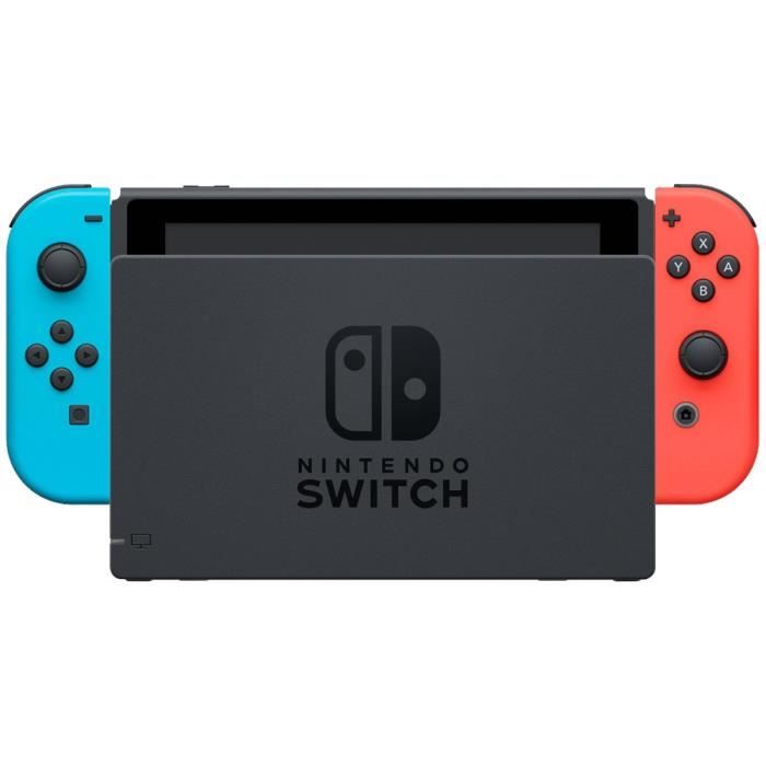 Pack Nintendo : Console Nintendo Switch • Bleu Néon & Rouge Néon + Housse de transport – Image 2