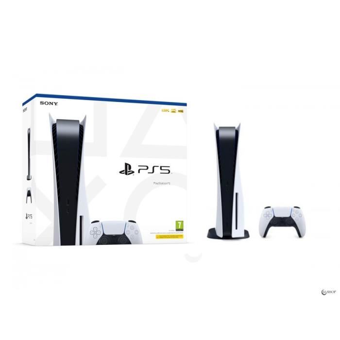 Console salon - Sony - PlayStation 5 Édition Standard - 825 Go - Blanc - Gran Turismo 7 PS5 – Image 2