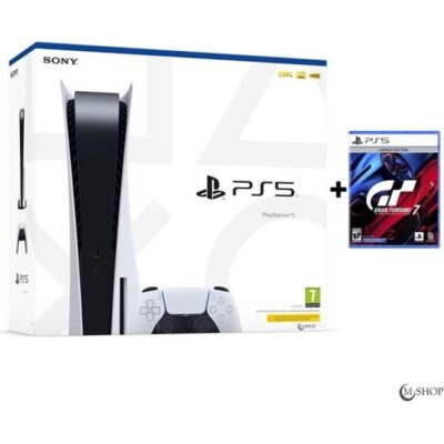 Console salon - Sony - PlayStation 5 Édition Standard - 825 Go - Blanc - Gran Turismo 7 PS5