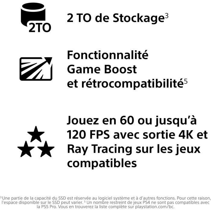 Pack PS5 PRO : Console PS5 PRO + Lecteur de disques pour console PS5 édition numérique – Image 6