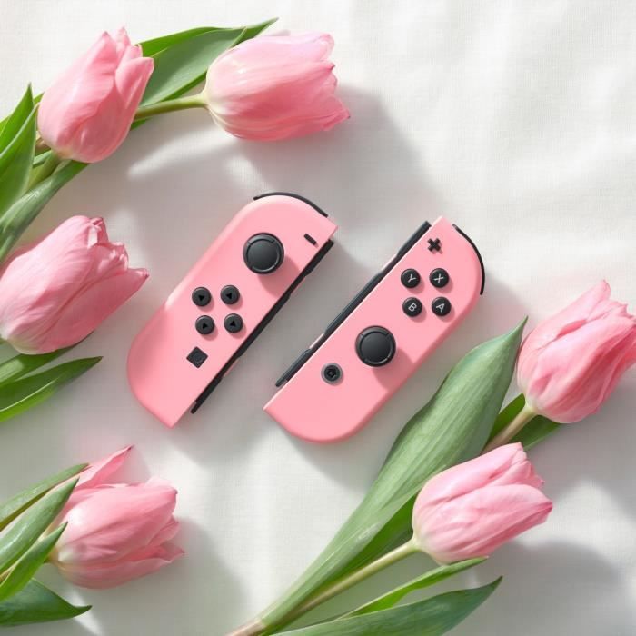 Paire de manettes Joy-Con Rose Pastel pour Nintendo Switch – Image 3