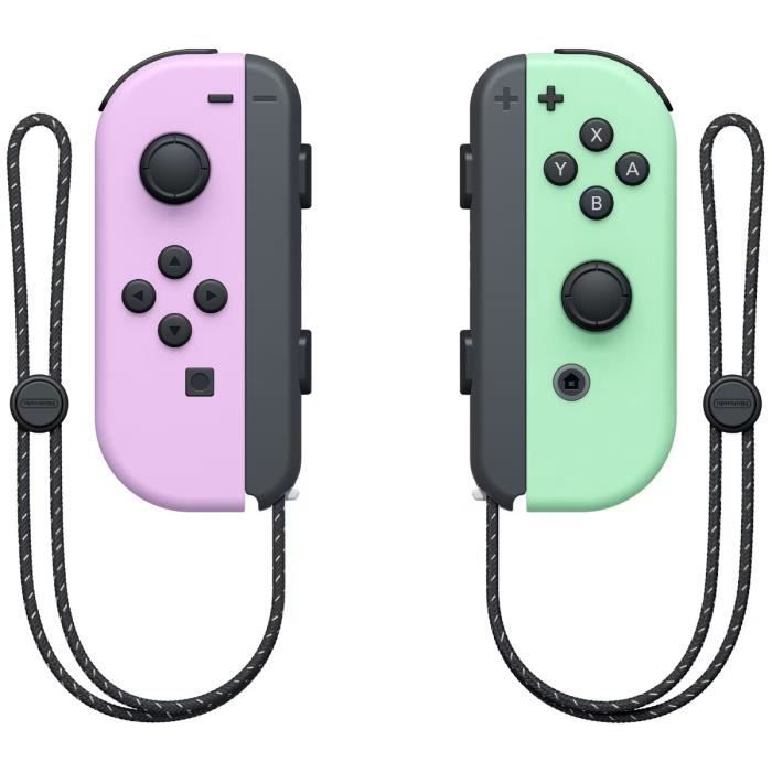 Paire de manettes Joy-Con Violet Pastel & Vert Pastel pour Nintendo Switch – Image 2