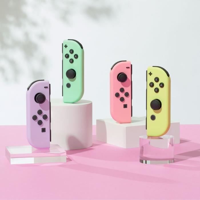 Paire de manettes Joy-Con Violet Pastel & Vert Pastel pour Nintendo Switch – Image 3