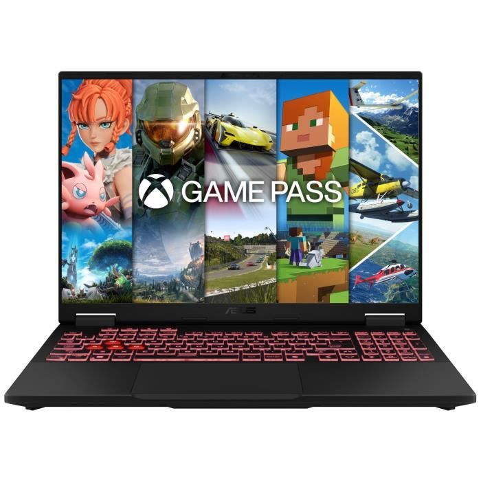 PC Portable Gamer ASUS TUF Gaming A16 | Win 11 - 16" WUXGA 165Hz - RTX 5050 8Go - AMD Ryzen 7 260 - RAM 16Go - 512Go SSD