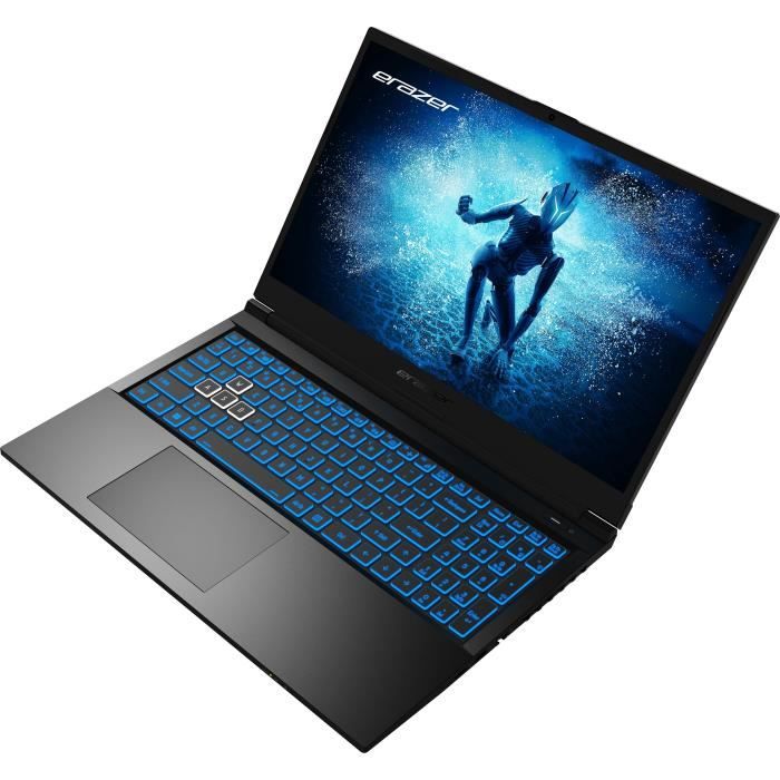 PC portable Gamer ERAZER - DEPUTY P60 - Sans Windows - 15,6” FHD 144Hz - RTX 4070 - Core i7-12650H - RAM 16Go - SSD 512Go - AZERTY – Image 4