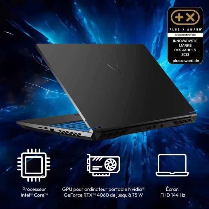 PC portable Gamer ERAZER - DEPUTY P60 - Windows 11 - 15,6'' FHD 144Hz - RTX 4070 - Core i7-12650H - RAM 16Go - SSD 512Go - AZERTY – Image 5