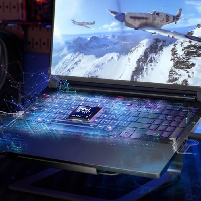 PC portable Gamer LENOVO Legion Pro 7 16IAX10H | Sans Windows - 16" WUXGA OLED 240Hz - Ryzen-9955HX - RTX 5070 Ti 140W - 32Go - 1To – Image 7