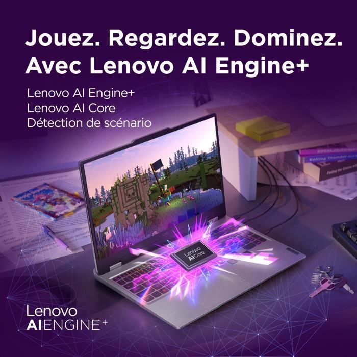 PC portable Gamer LENOVO LOQ 15IRX10 | Sans Windows - 15'' FHD 144hz - Core i7-13650HX - RTX 5060 100W - RAM 16 Go - SSD 512 Go – Image 7