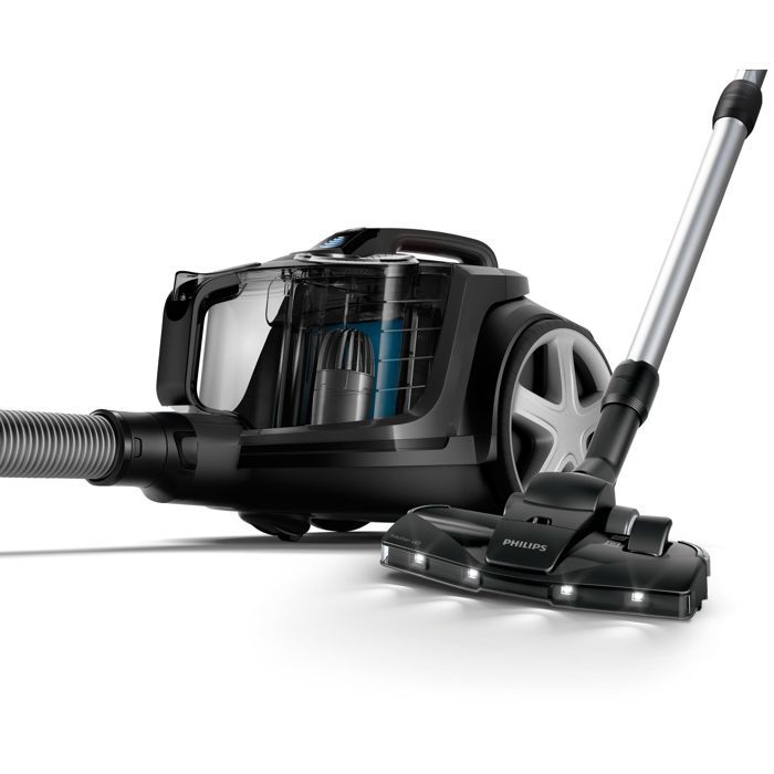 Philips PowerPro Expert Aspirateur sans sac, avec accessoires, aspire 99,9 % de la poussière, 900 W, noir (FC9747/09) – Image 4