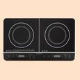 Plaque induction portable 2 feux - Klarstein - 3500 W - minuterie - plaque de cuisson électrique - plaque vitroceramique - noir – Image 4