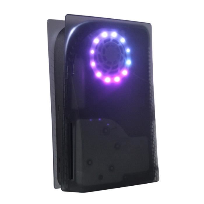 Coque de remplacement PS5 antichoc avec bande lumineuse LED RVB 8 couleurs 400+ effets – Image 3