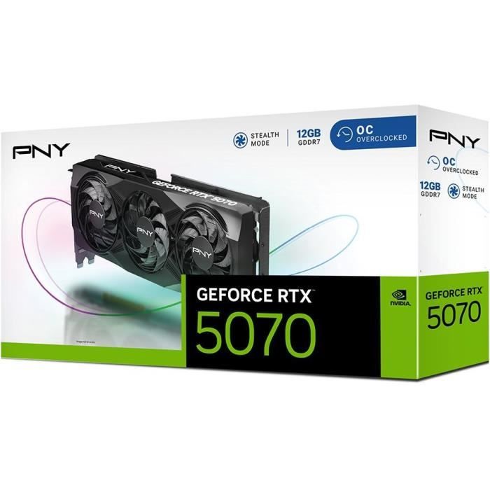 PNY - Carte graphique - GEFORCE RTX™ 5070 12GB OC – Image 9