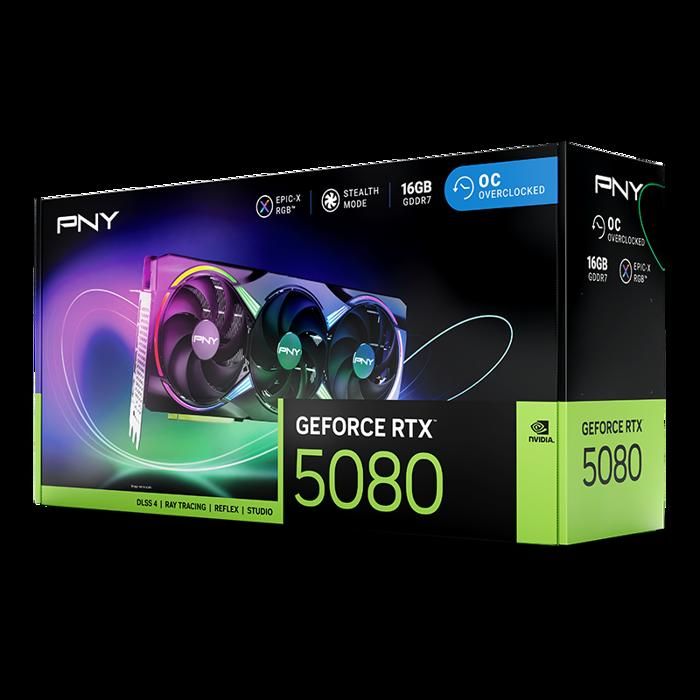 Carte graphique - PNY - GeForce RTX 5080 - 16 Go - Overclocking - ARGB – Image 5
