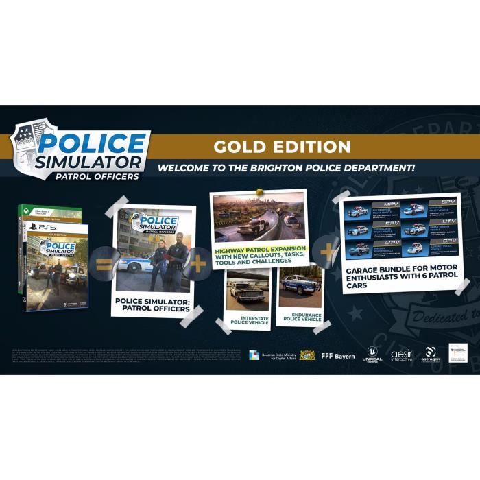 Police Simulator Patrol Officers - Jeu Xbox Series X et Xbox One - Gold Edition – Image 2