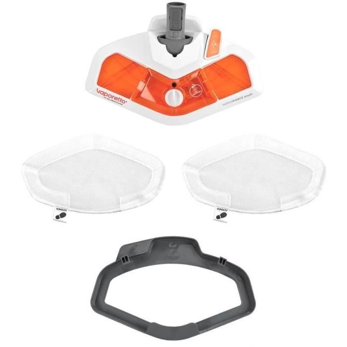 POLTI VAPORETTO SV420_FRESCOVAPOR - Balai vapeur - Autonomie illimitée - prêt en 15 sec - 1500W - 3 accessoires - Orange – Image 2