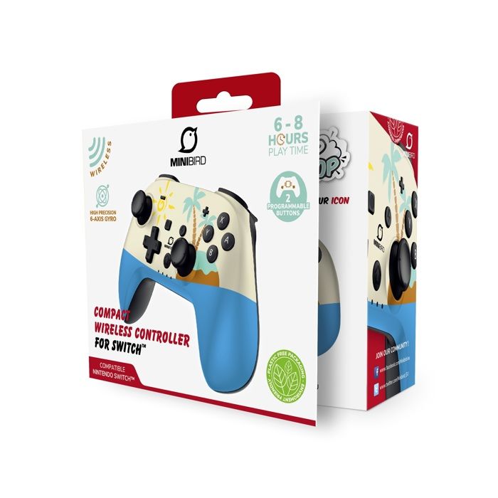 PopTop Minibird Manette Sans-Fil "The Island" compatible Nintendo Switch - Switch Lite - Switch OLED – Image 2