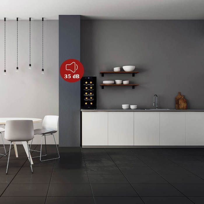 PRIMO PR170WK Cave à Vin - Pose Libre - 10 Bouteilles - Classe E - Noir – Image 6