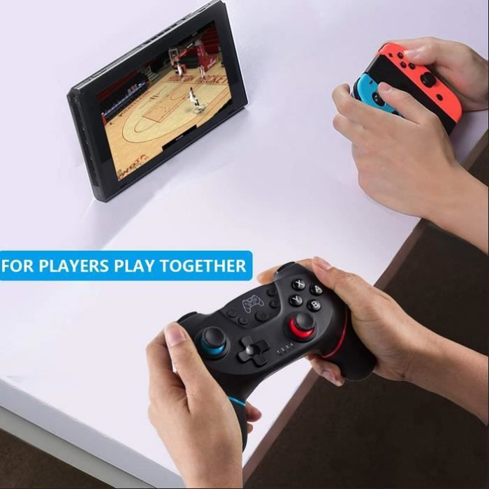 Manette de jeu - Qumox - Switch Pro - Sans fil - Bluetooth - Noir – Image 4