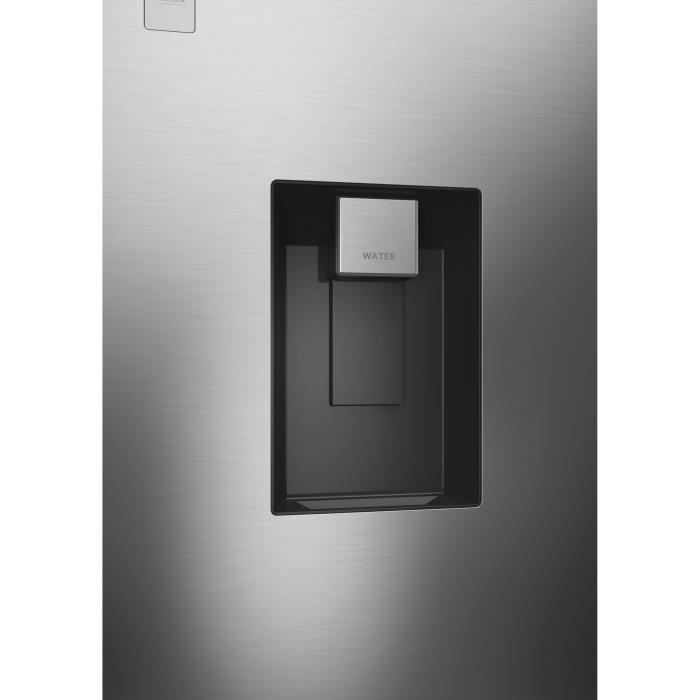 Réfrigérateur américain - HAIER - HSW59F18DWMM - 613L (391L + 222L) - Distributeur d'eau - Classe D - 177,5 x 90,5 x 71,7 cm - Inox – Image 8