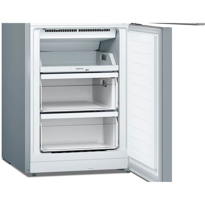 Réfrigérateur combiné - BOSCH - KGN33NLEB - Classe E - 282 L - 176 x 60 x 66 cm - Inox – Image 3