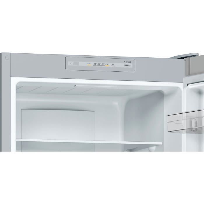 Réfrigérateur combiné - BOSCH - KGN33NLEB - Classe E - 282 L - 176 x 60 x 66 cm - Inox – Image 6