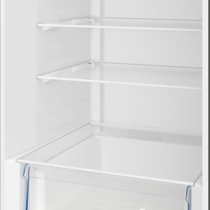 Réfrigérateur combiné pose libre - BEKO - B1RCNE364G - Froid ventilé - Classe E - 316 L - 66,3 x 59,5 x 186,5 cm - Manhattan Gray – Image 6