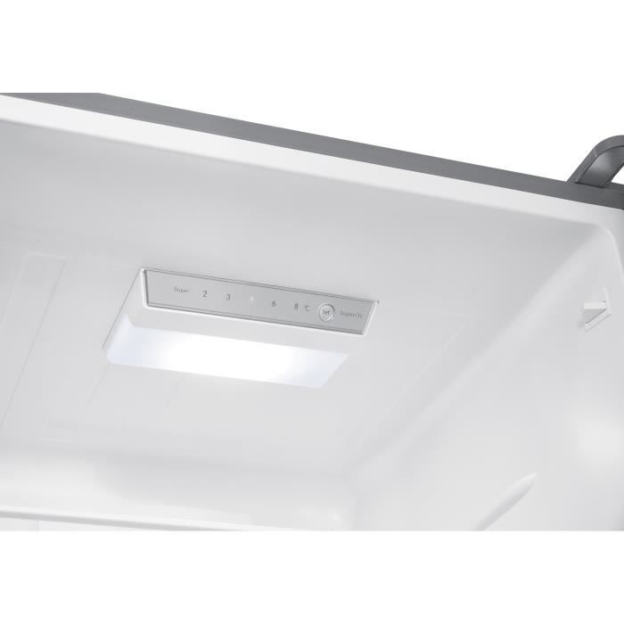 Réfrigérateur congélateur bas - CONTINENTAL EDISON - 325L - Total No Frost - distributeur d'eau- Inox - Classe D – Image 5