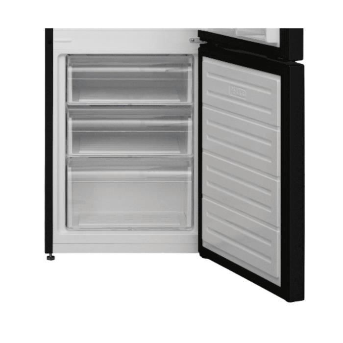 Réfrigérateur congélateur bas - CONTINENTAL EDISON - CEFC268STBD - 268 L - Froid statique - Classe D - L54 x P59,5 x H170 cm - Noir – Image 5