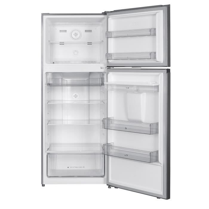 Réfrigérateur congélateur haut - CONTINENTAL EDISON - 413L - Total No Frost(Sans givre) - inox - L70 cm x H 178 cm – Image 2