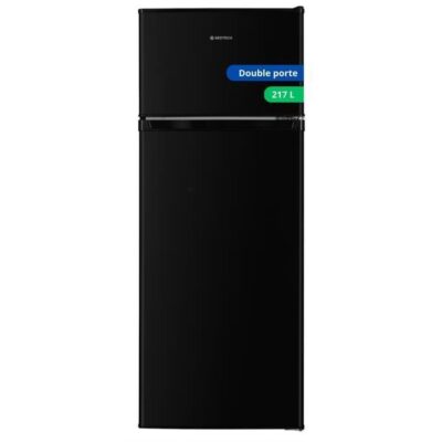 Réfrigérateur congélateur haut GEDTECH GE217DPBL Noir - Capacit 217L - Classe E