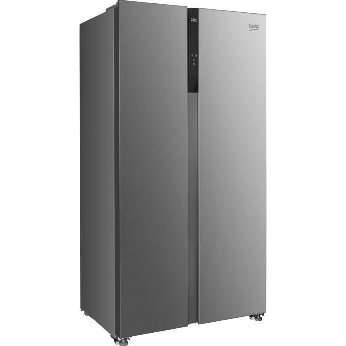 Réfrigérateur Side by Side - BEKO - GNO5323XPN - Froid ventilé - Classe D - 532 L - 177 x 91 x 67 cm - Inox – Image 2