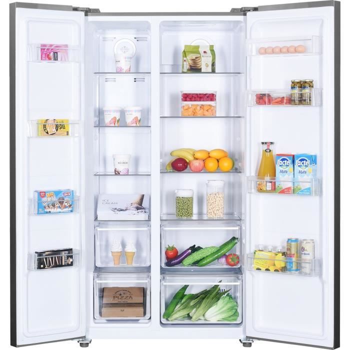 Réfrigérateur Side by Side - BEKO - GNO5323XPN - Froid ventilé - Classe D - 532 L - 177 x 91 x 67 cm - Inox – Image 5