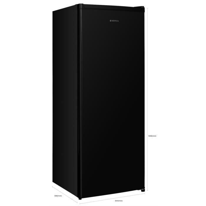 Réfrigérateur simple porte GEDTECH GSP230BL - Noir - 230L - Classe E – Image 2